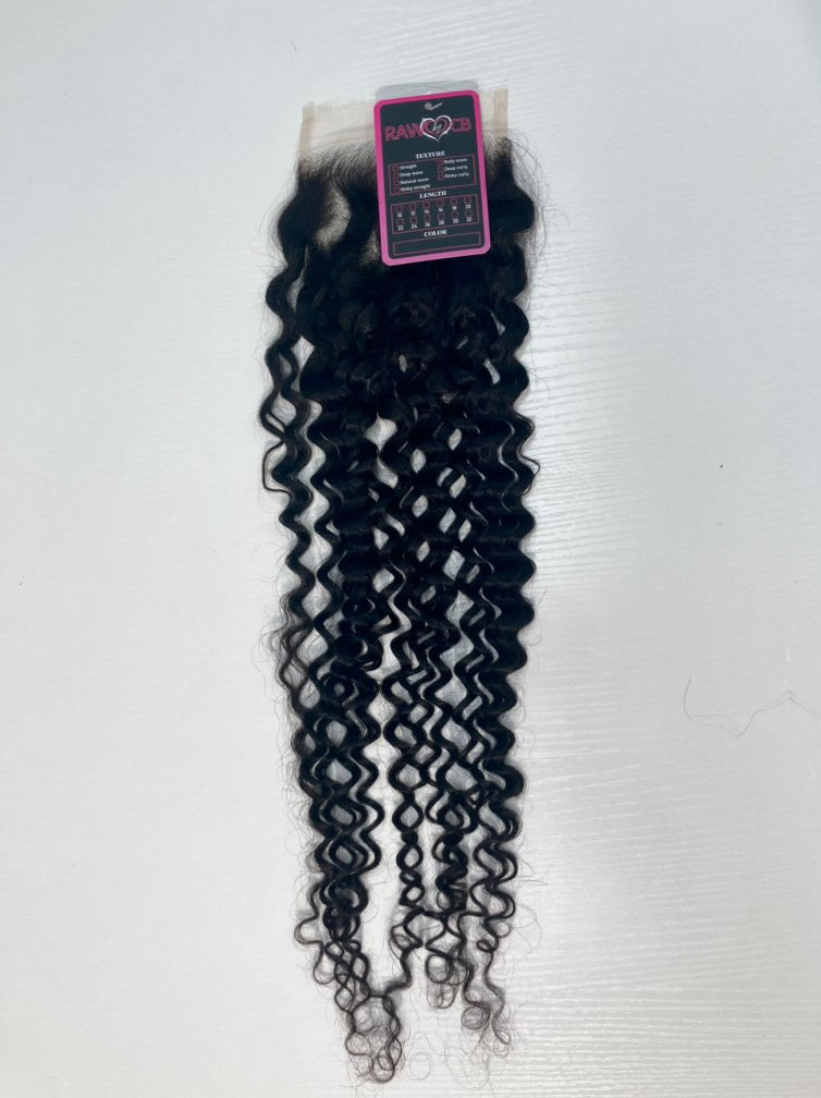 Curly High Definition Closure (Ships Same Day)