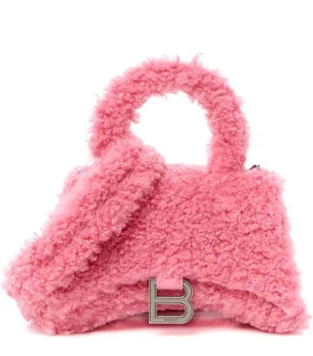 Faux fur hourglass XS