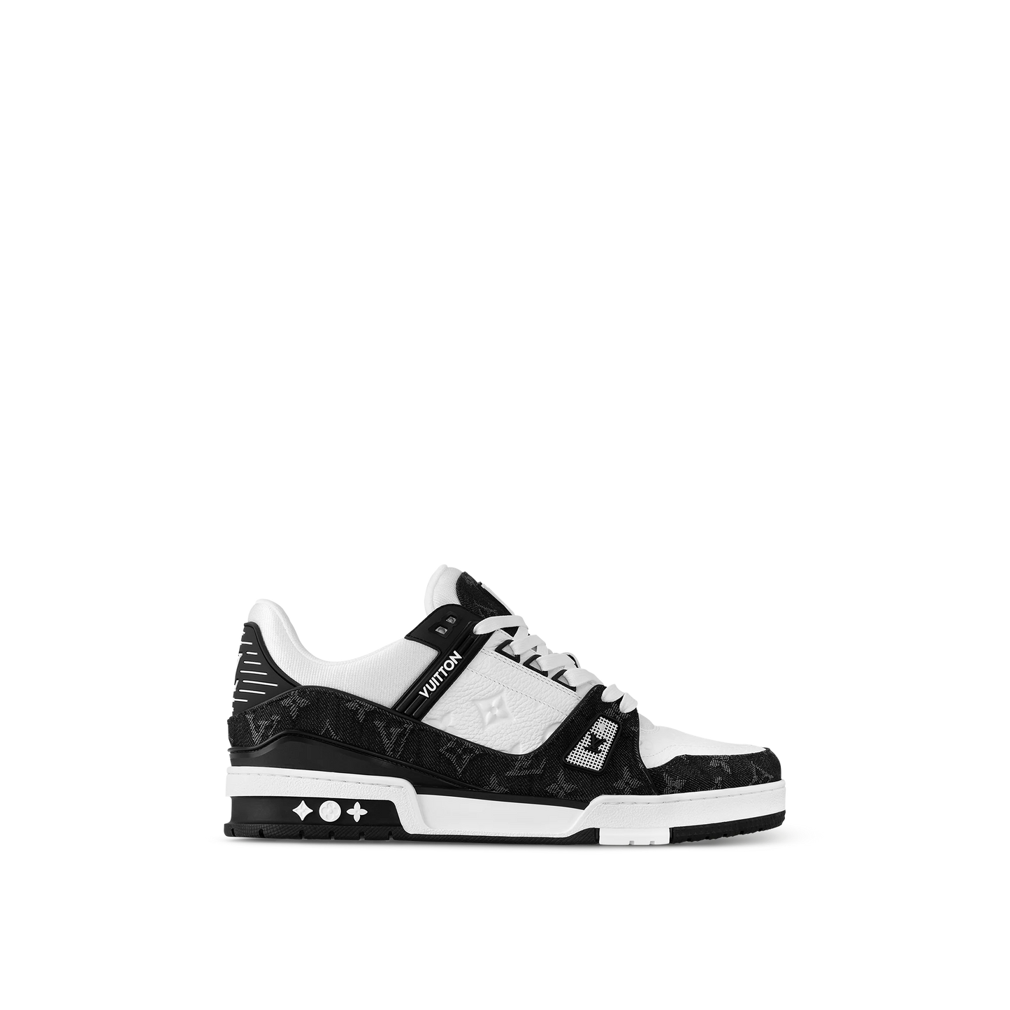 Black lv training sneakers
